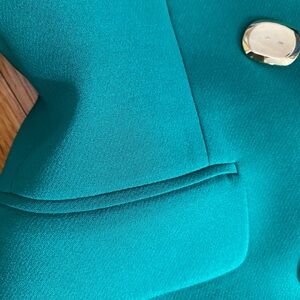 Zara green blazer dress